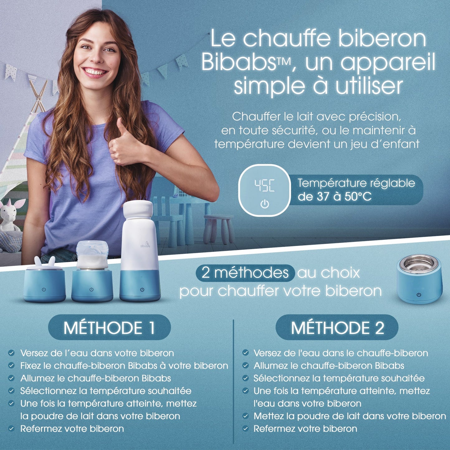Chauffe biberon nomade Fleexi - Bibabs and Co